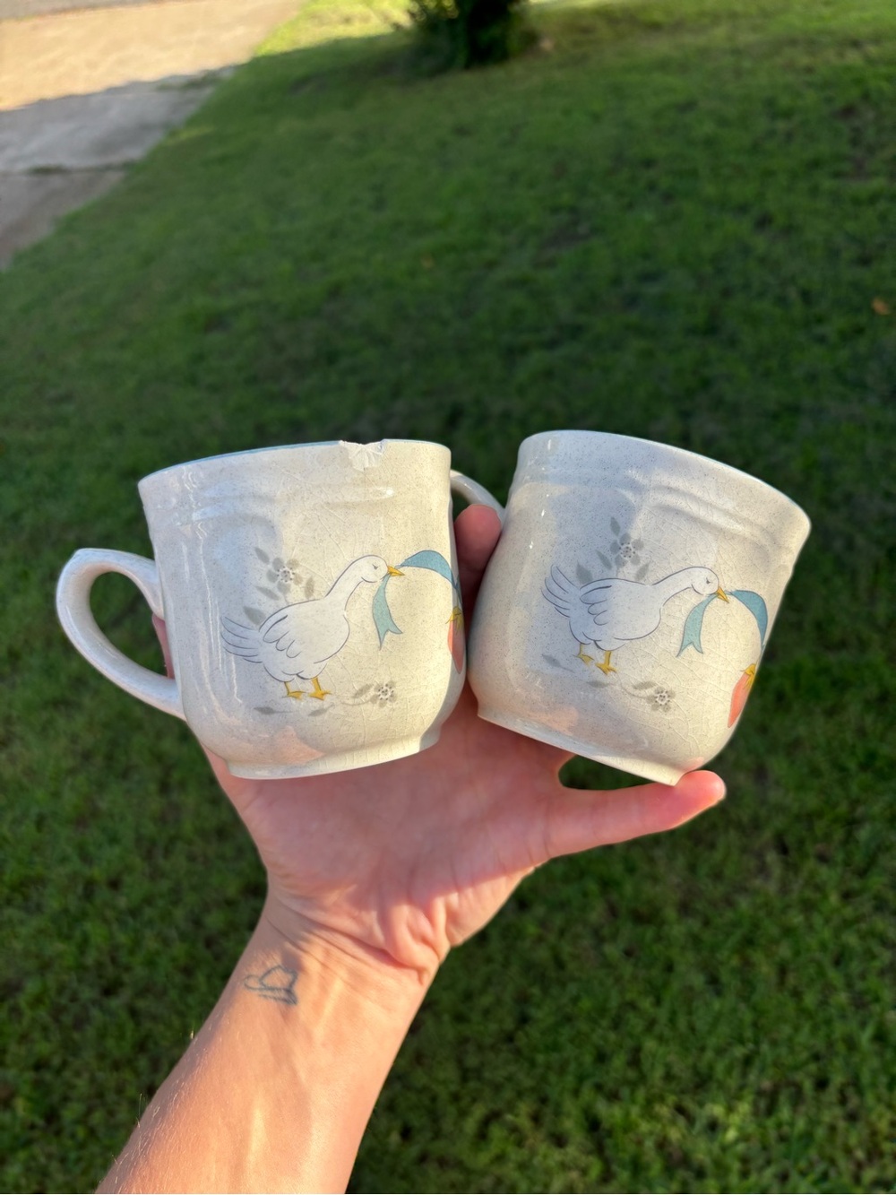 2 Flawed Marmalade Mugs